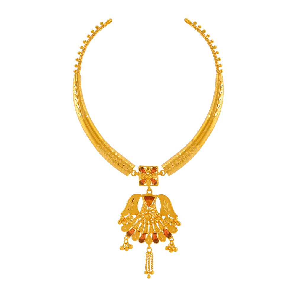 22KT Yellow Gold Necklace For Women
