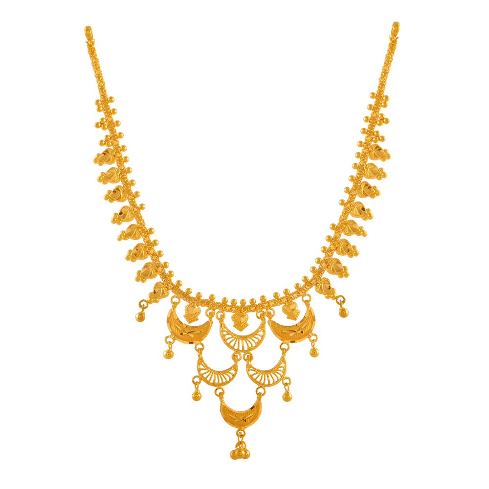 22KT Yellow Gold Necklace For Women