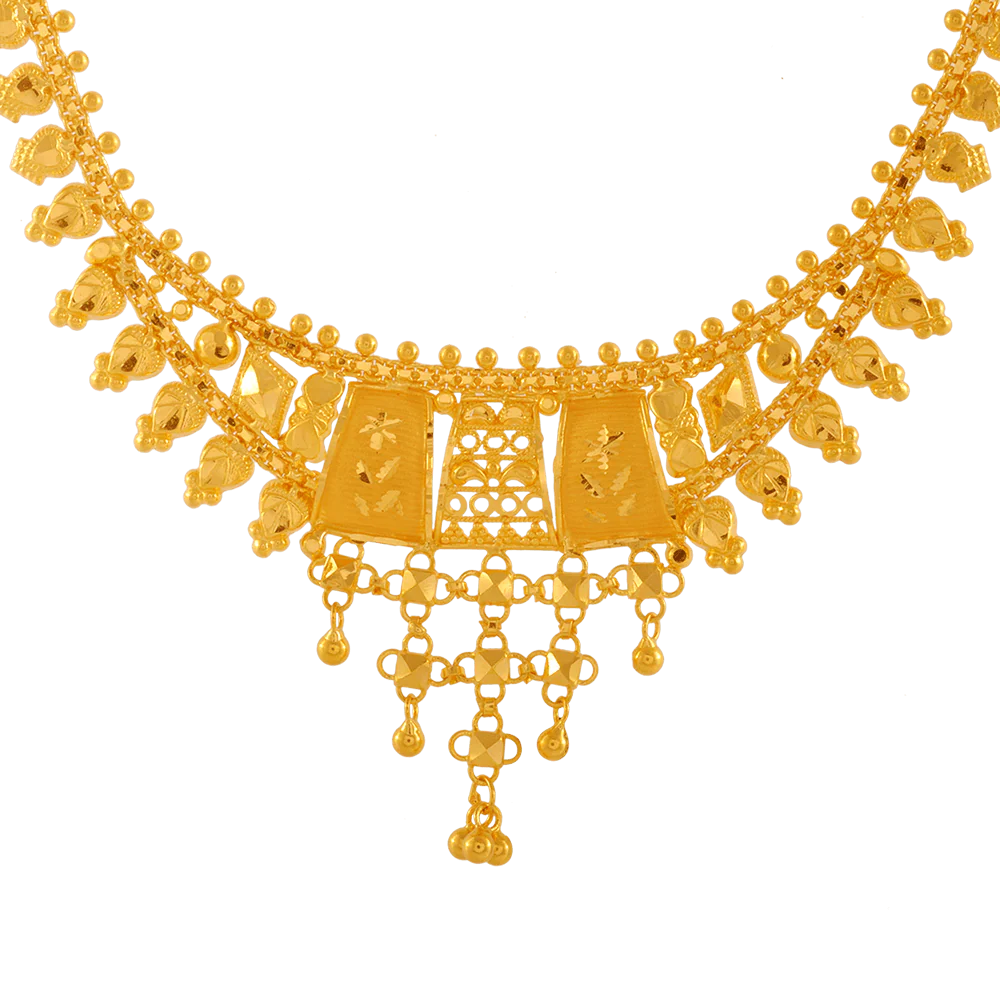 22KT Yellow Gold Necklace For Women - Image 2