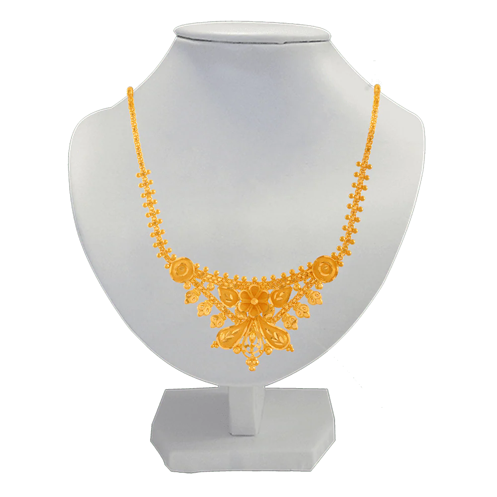 22KT Yellow Gold Necklace For Women - Image 3
