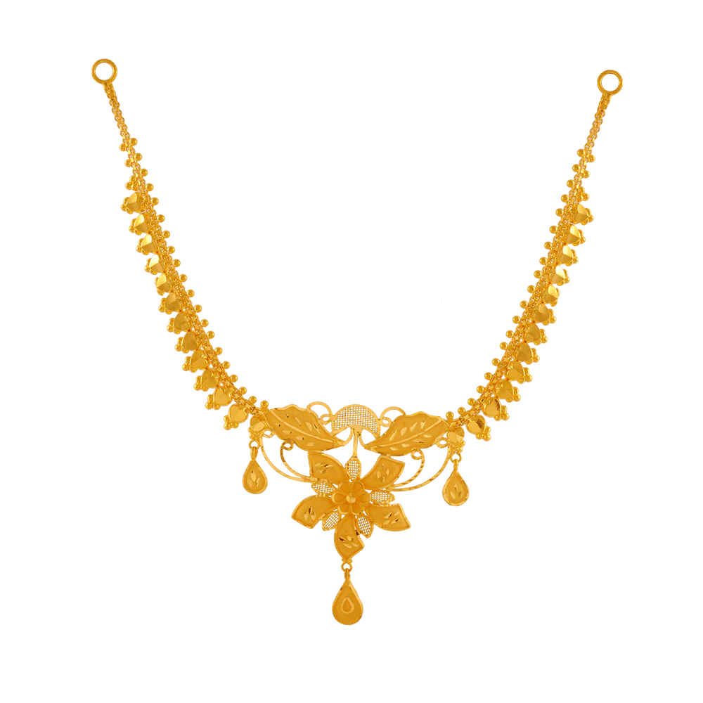 22KT Yellow Gold Necklace For Women