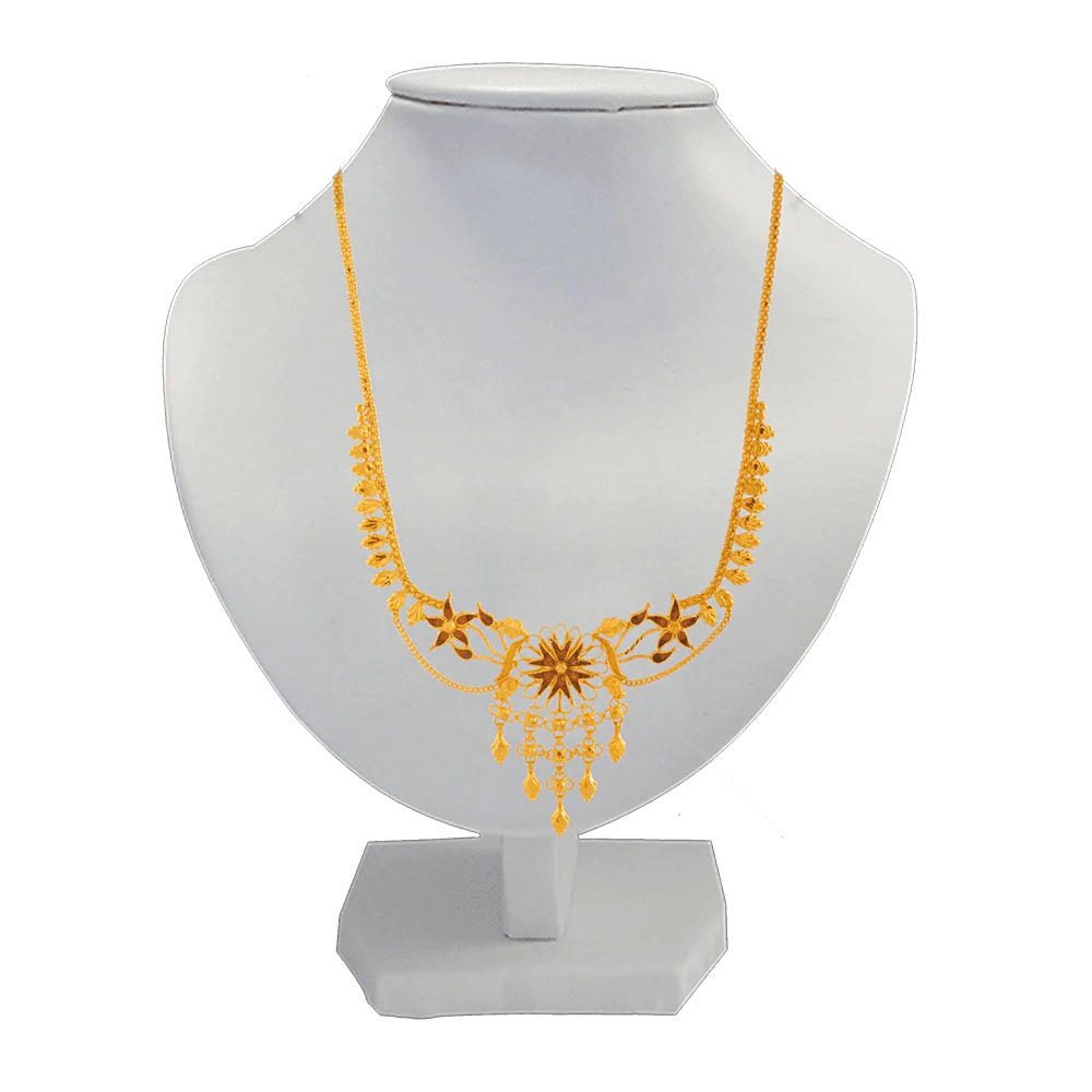 22KT Yellow Gold Necklace For Women - Image 3