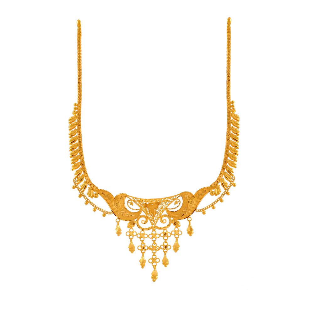 22KT Yellow Gold Necklace For Women