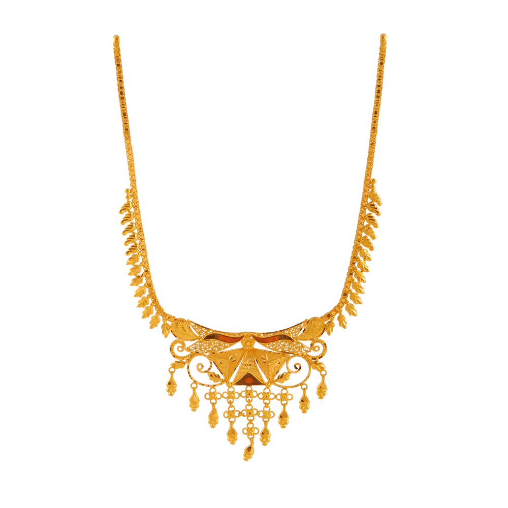 22KT Yellow Gold Necklace For Women