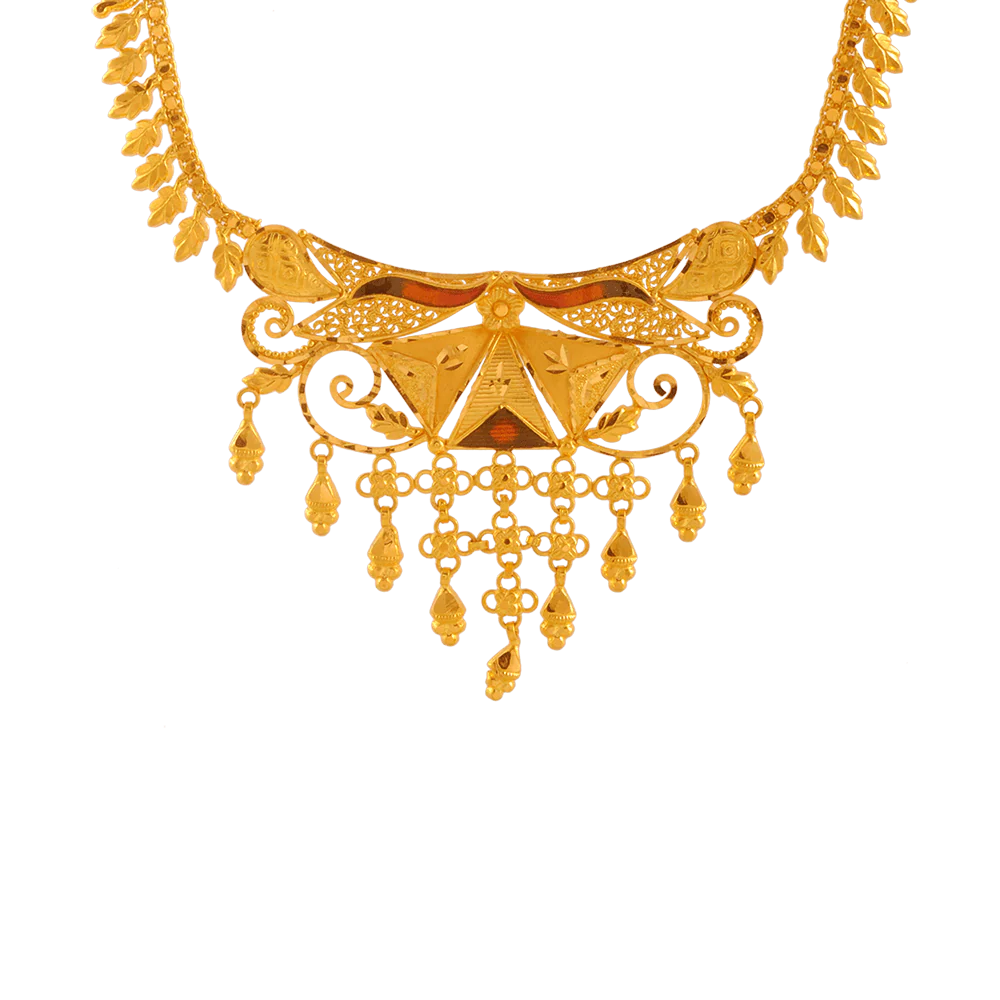 22KT Yellow Gold Necklace For Women - Image 2