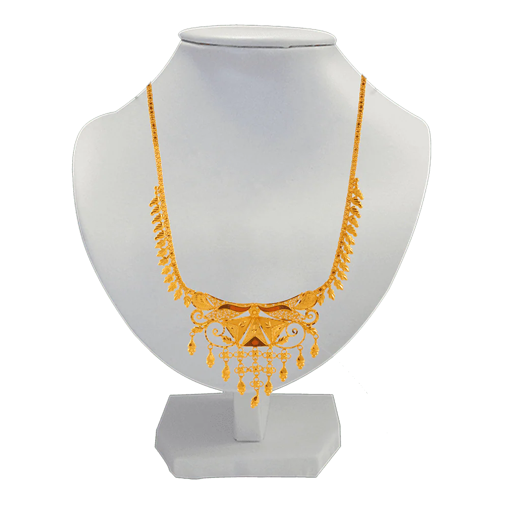 22KT Yellow Gold Necklace For Women - Image 3
