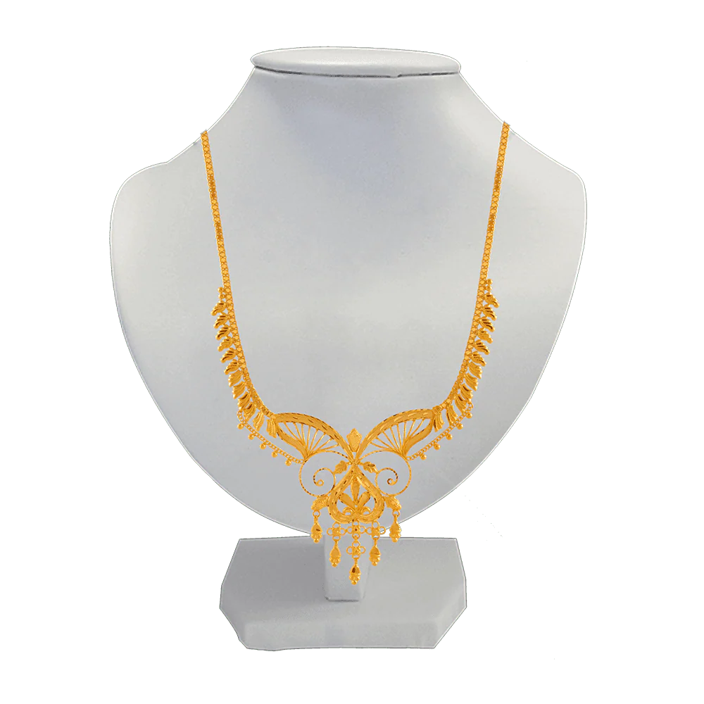 22KT Yellow Gold Necklace For Women - Image 3