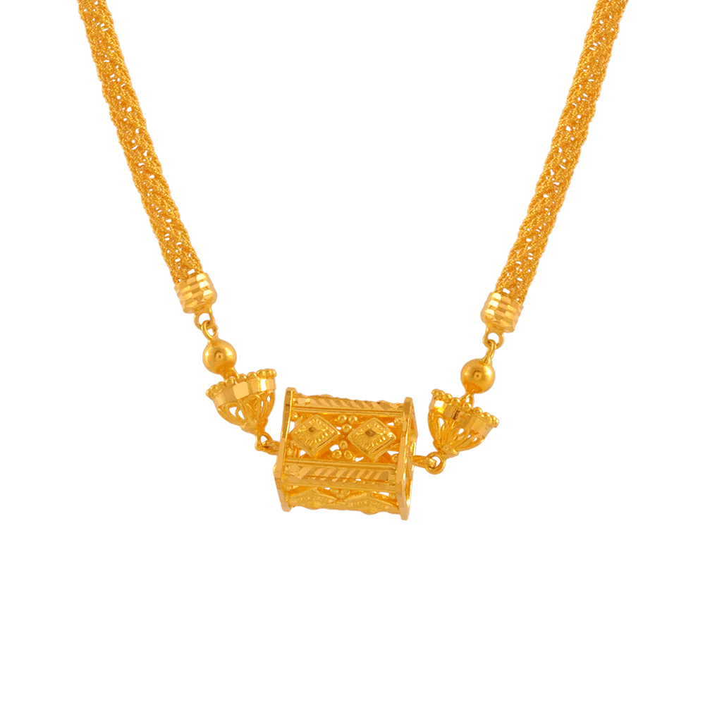 22KT Yellow Gold Necklace For Women - Image 2