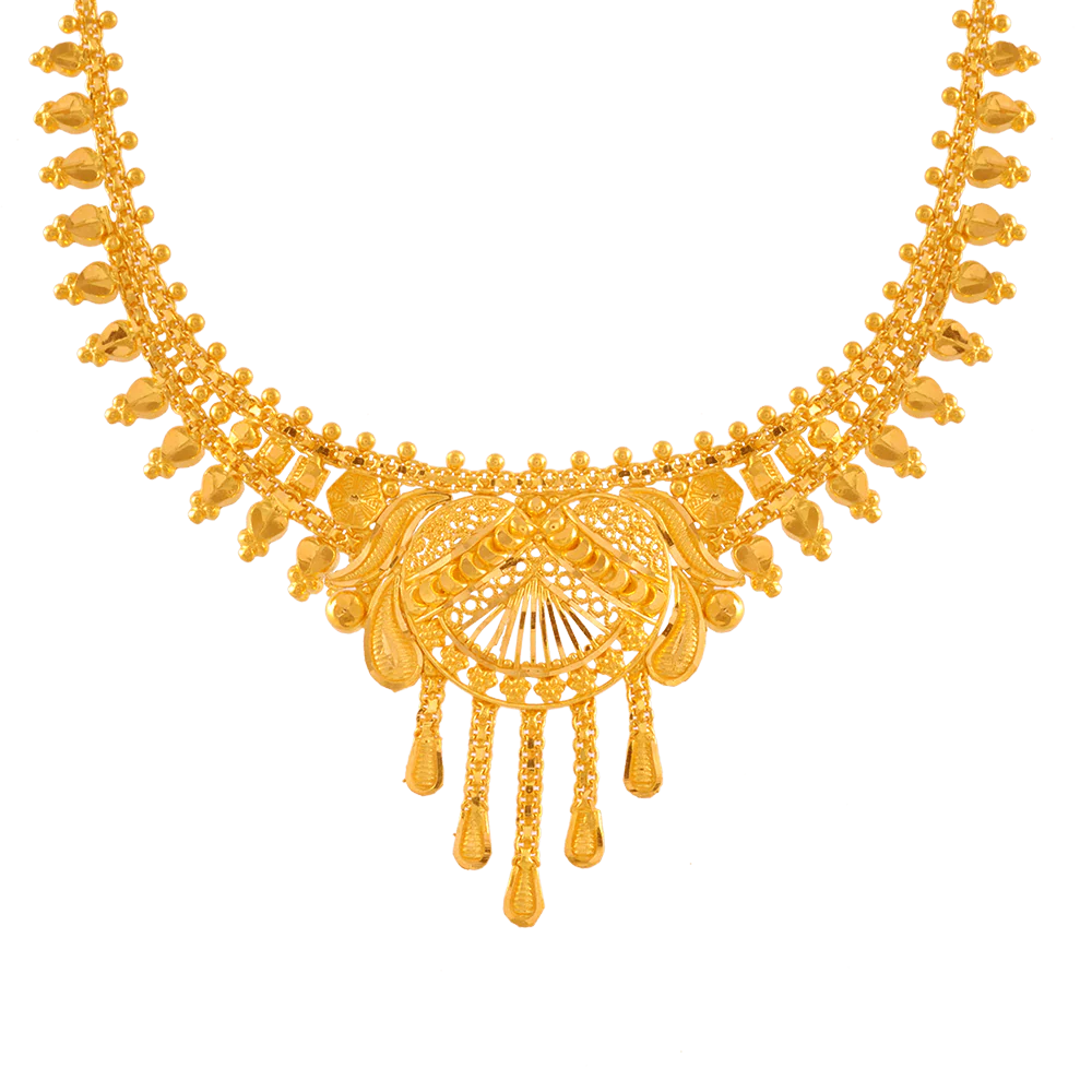 22KT Yellow Gold Necklace For Women - Image 5
