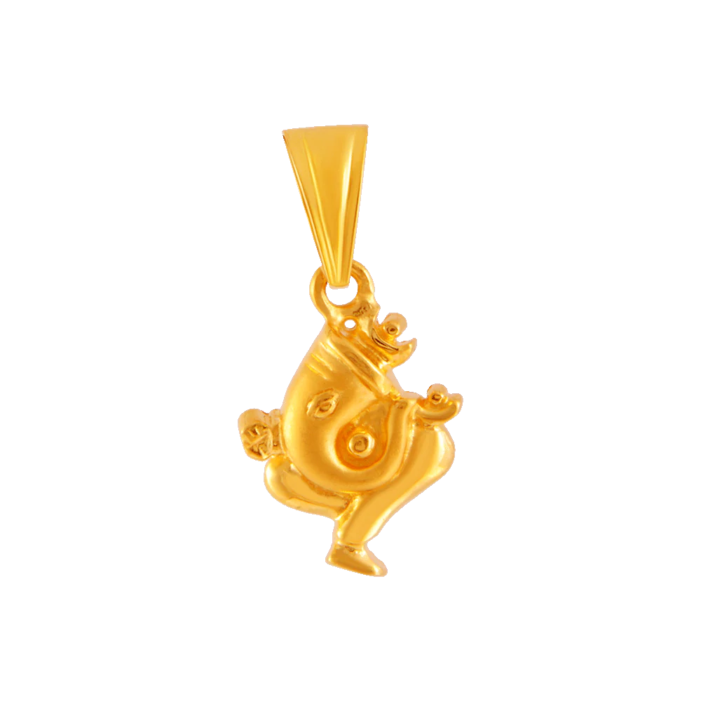 22KT Yellow Gold Pendant For Women