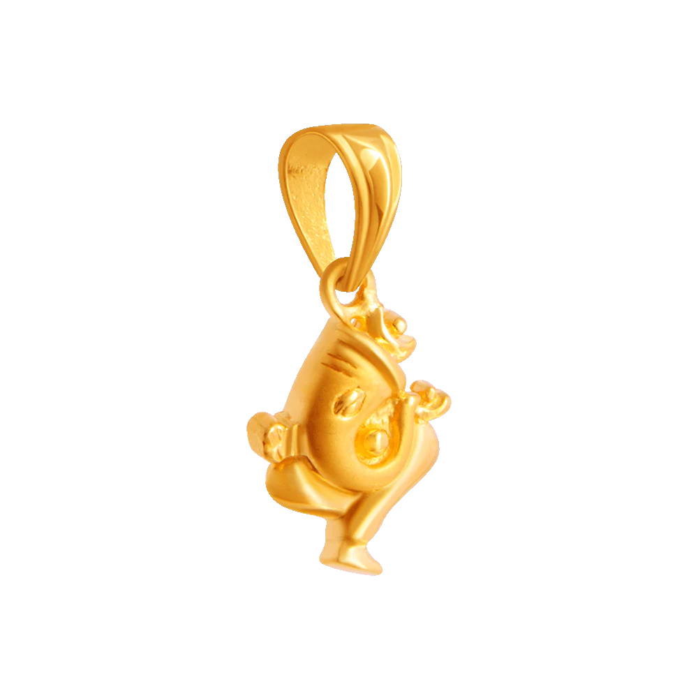 22KT Yellow Gold Pendant For Women - Image 2