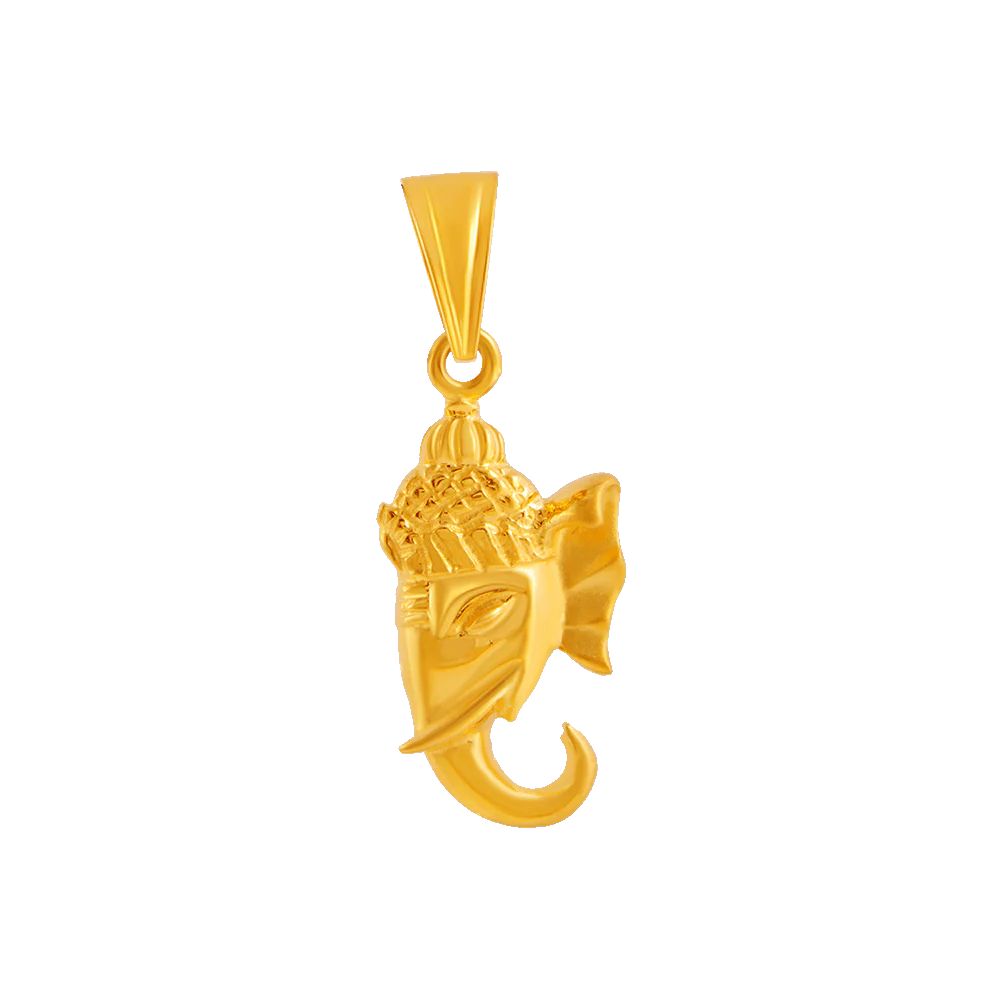 22KT Yellow Gold Pendant For Women