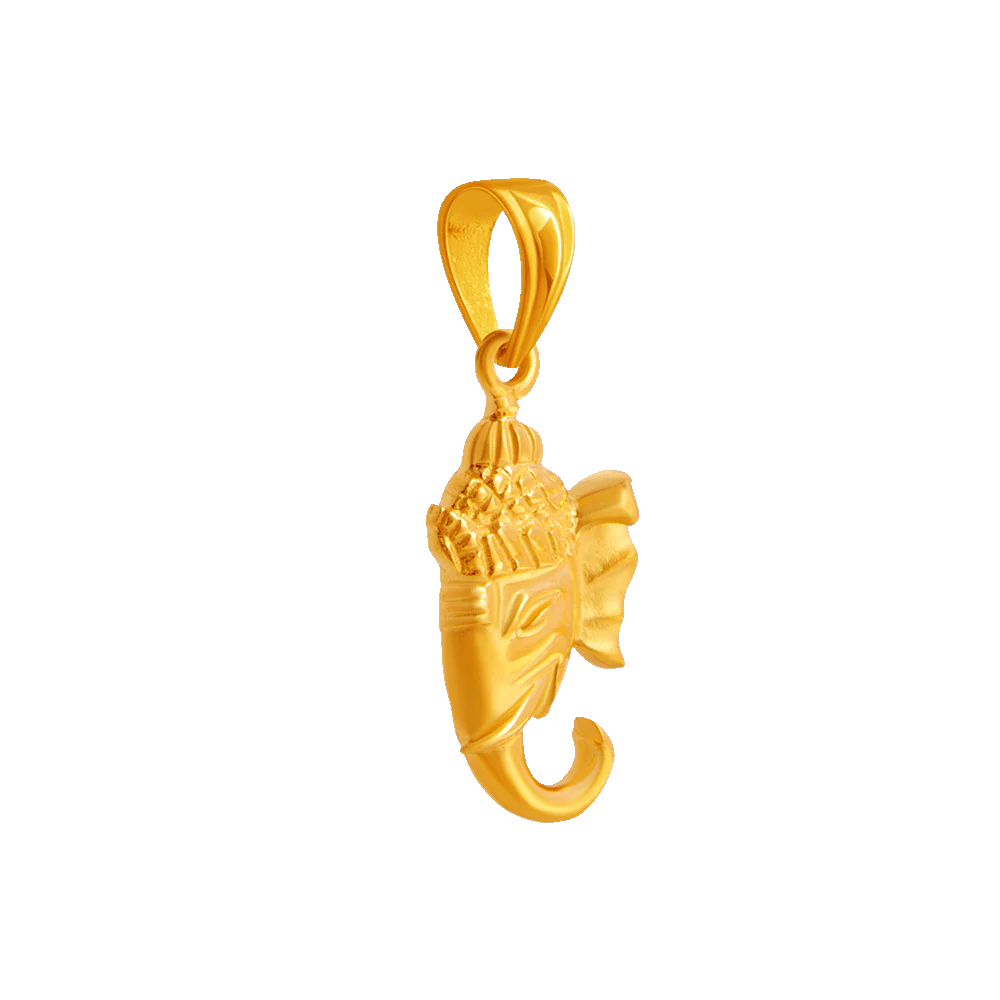 22KT Yellow Gold Pendant For Women - Image 2