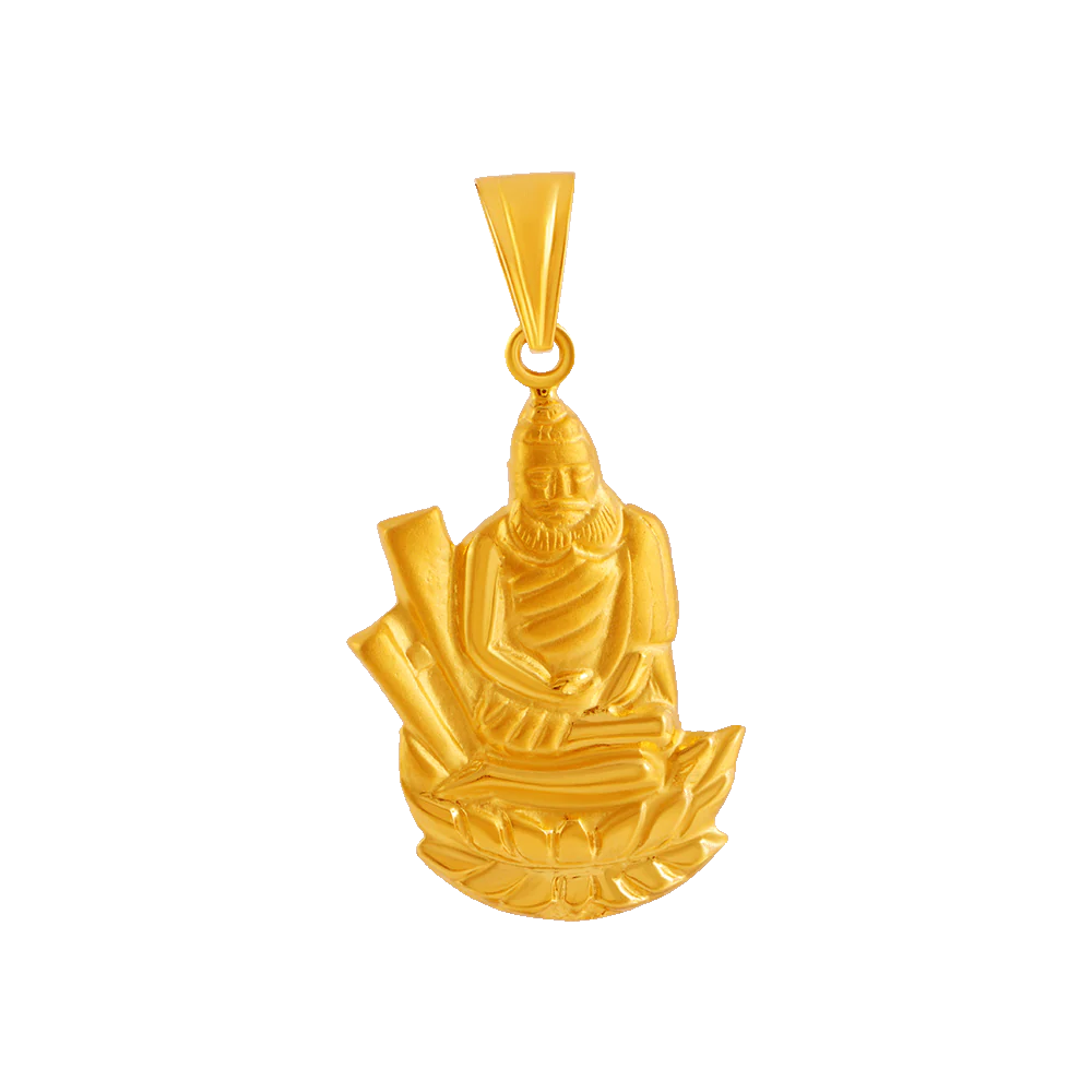 22KT Yellow Gold Pendant For Women