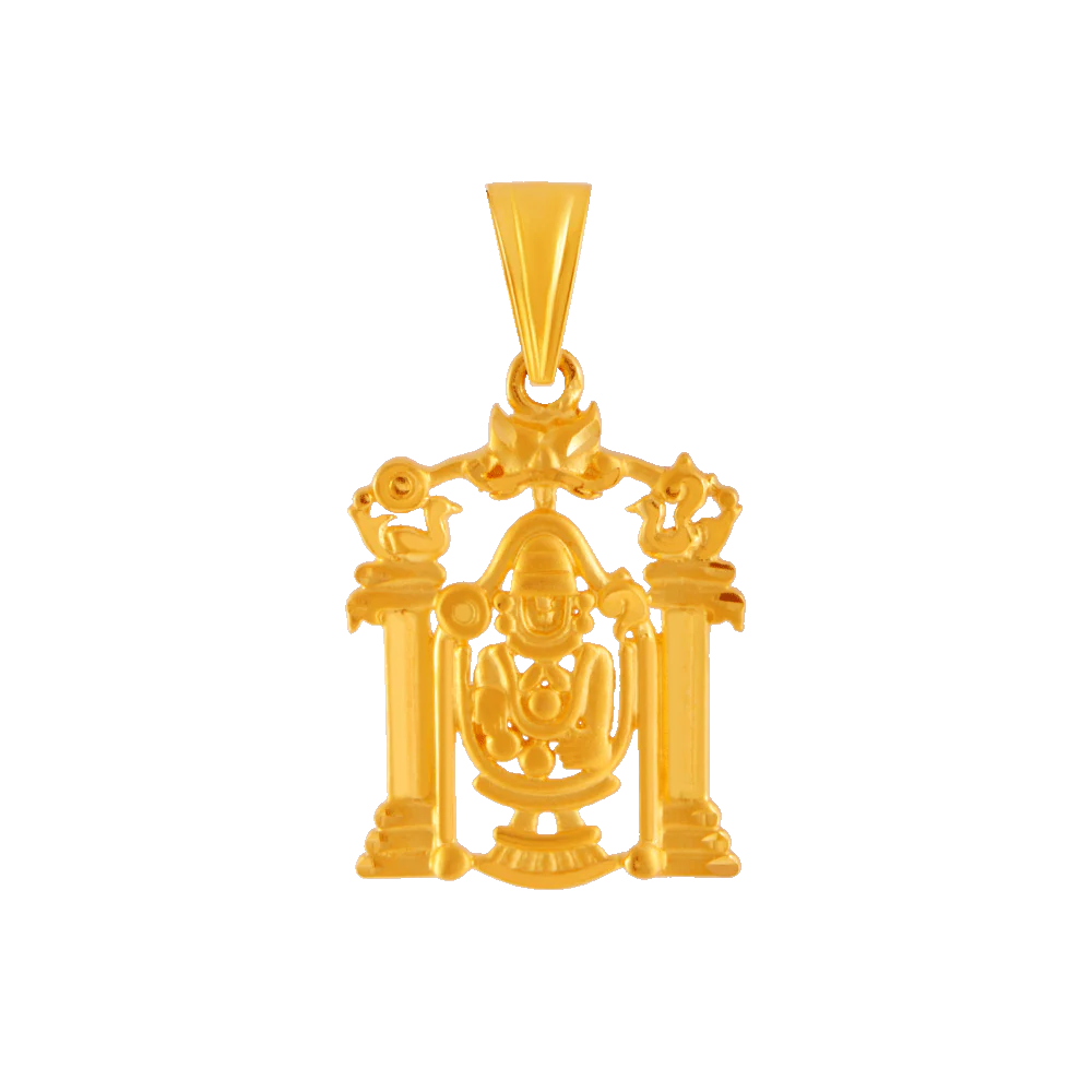 22KT Yellow Gold Pendant For Women