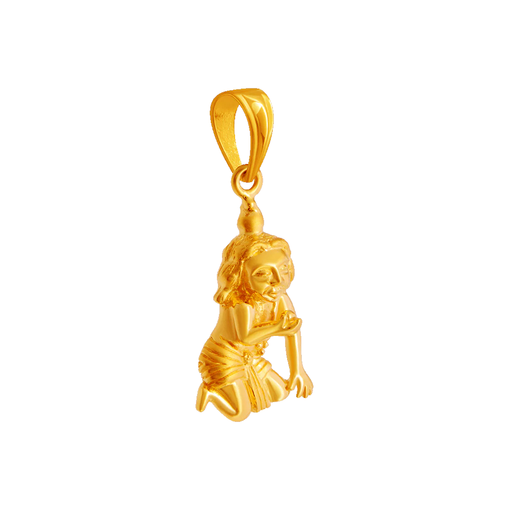 22KT Yellow Gold Pendant For Women - Image 2