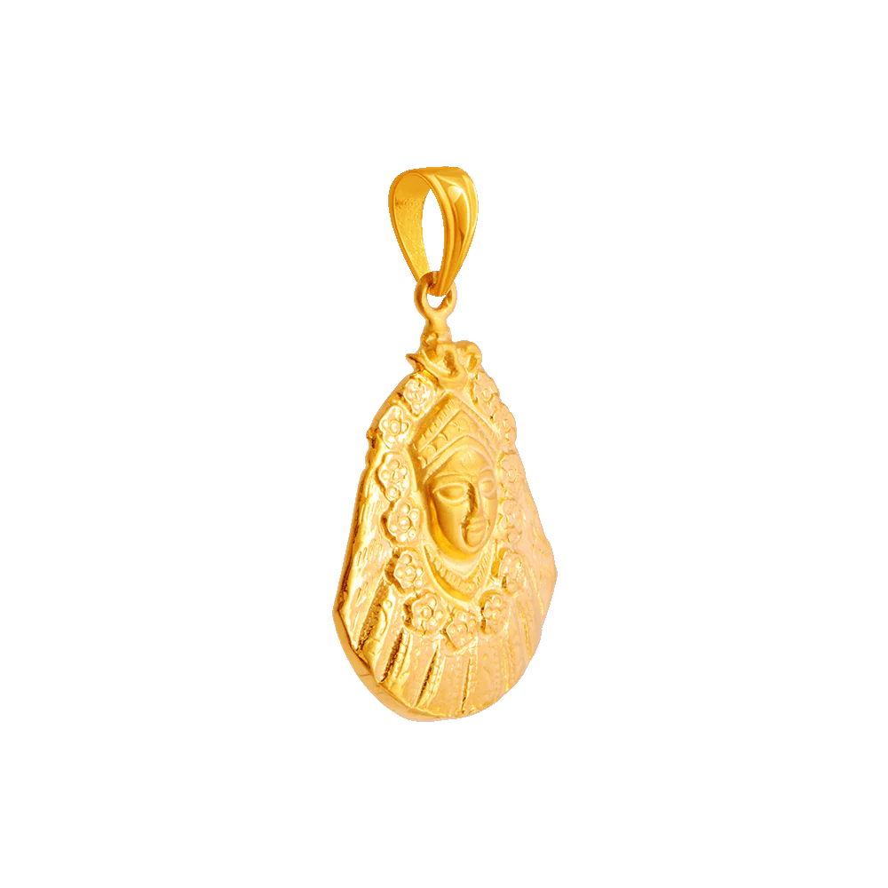 22KT Yellow Gold Pendant For Women - Image 2