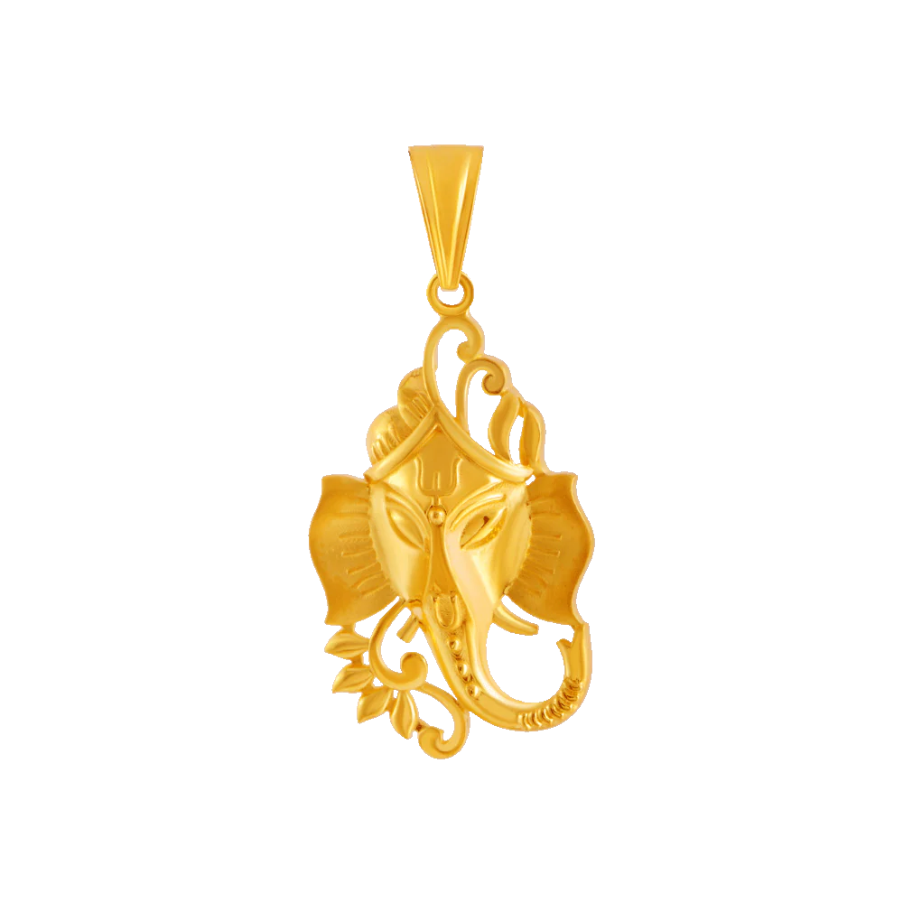 22KT Yellow Gold Pendant For Women