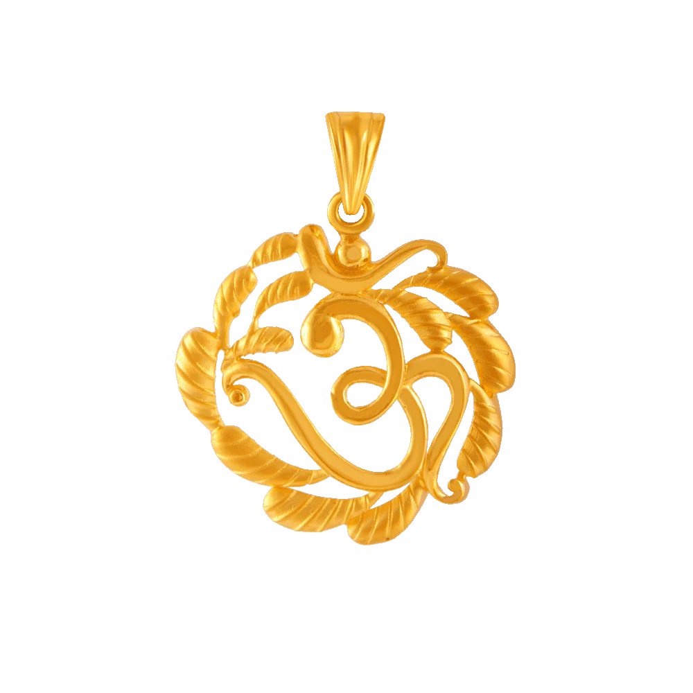 22KT Yellow Gold Pendant For Women