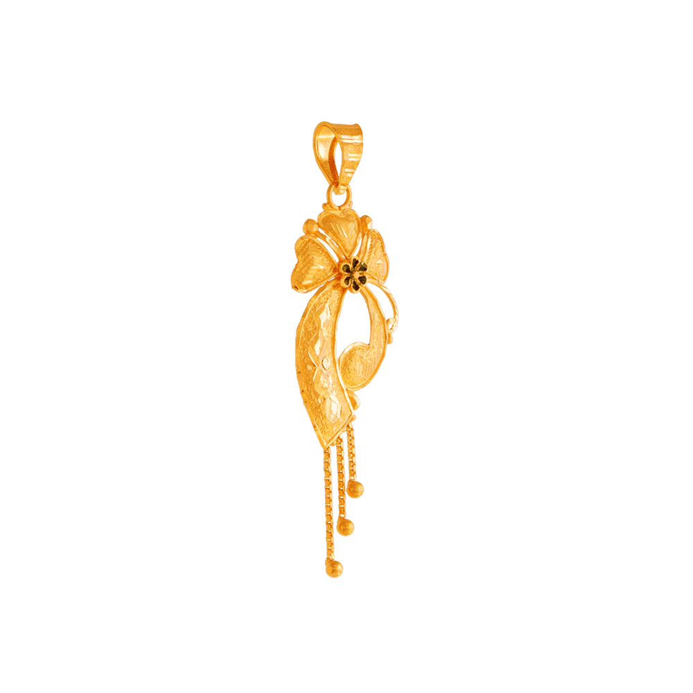 22KT Yellow Gold Pendant For Women - Image 2