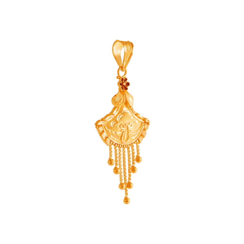22KT Yellow Gold Pendant For Women - Image 2