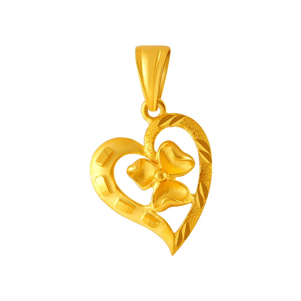 22KT Yellow Gold Pendant For Women