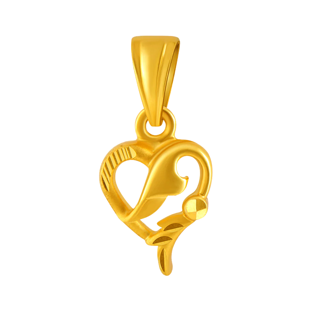 22KT Yellow Gold Pendant For Women