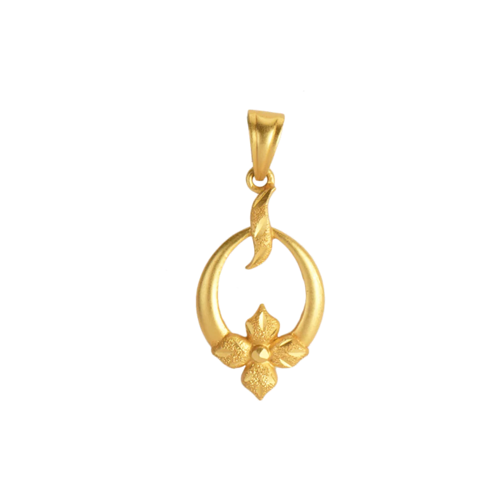 22KT Yellow Gold Pendant For Women