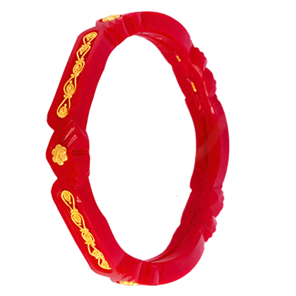 22KT Yellow Gold Pola Bangle For Women