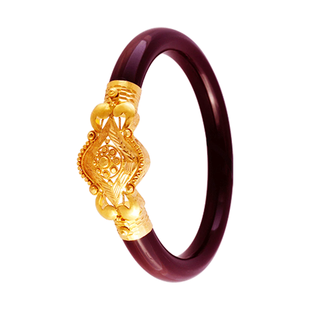 22KT Yellow Gold Pola Bangle For Women