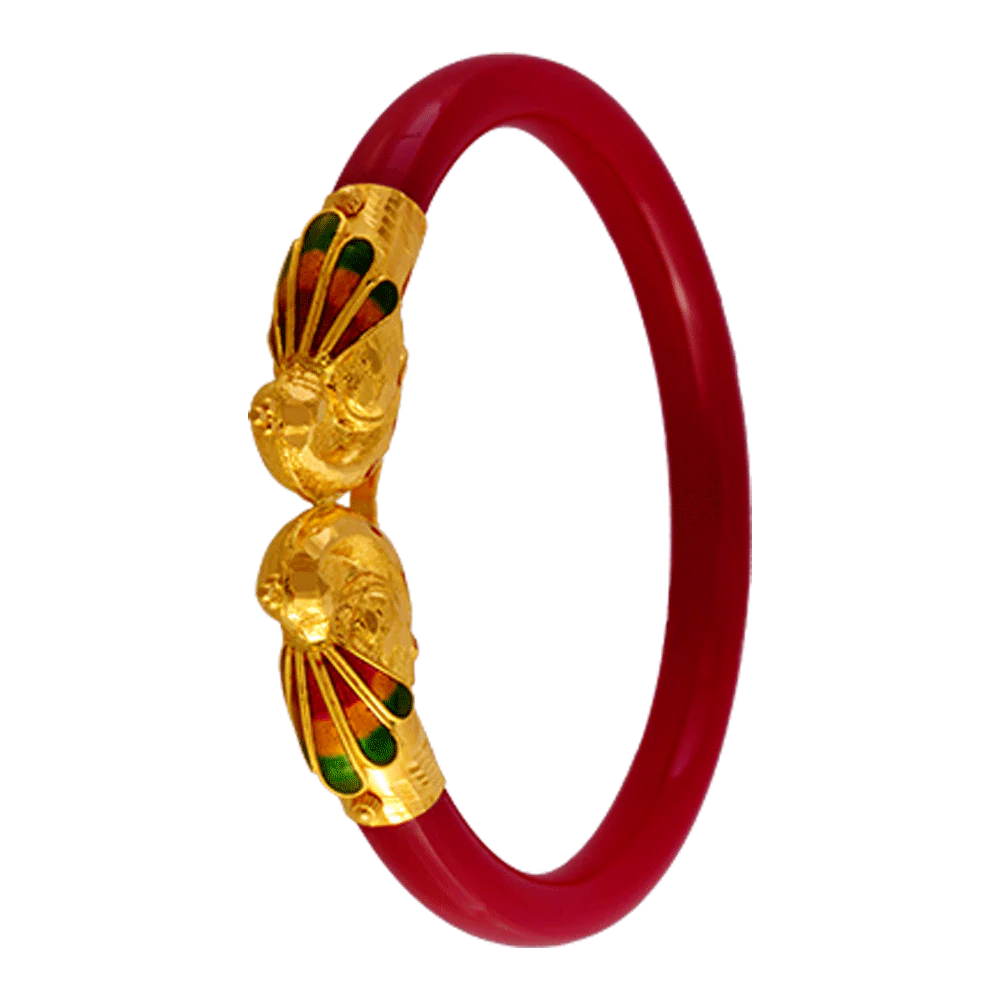 22KT Yellow Gold Pola Bangle For Women