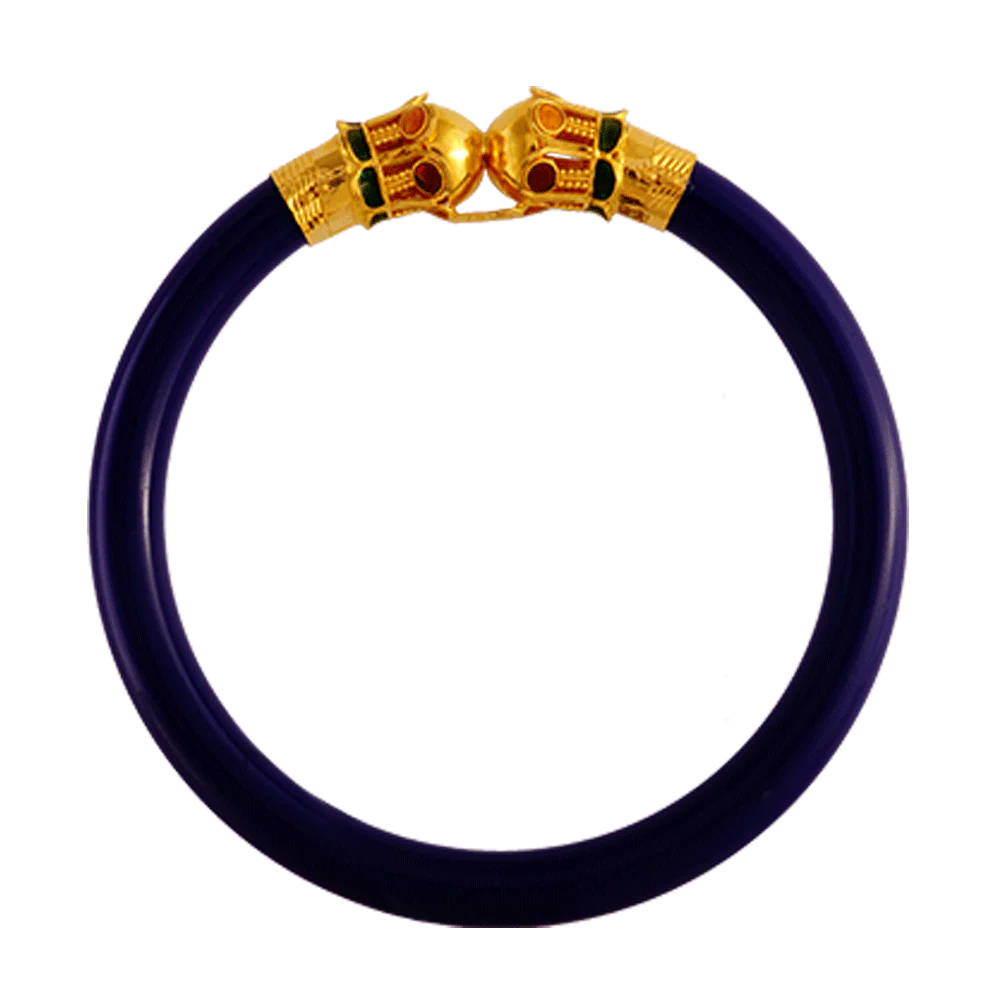 22KT Yellow Gold Pola Bangle For Women - Image 2