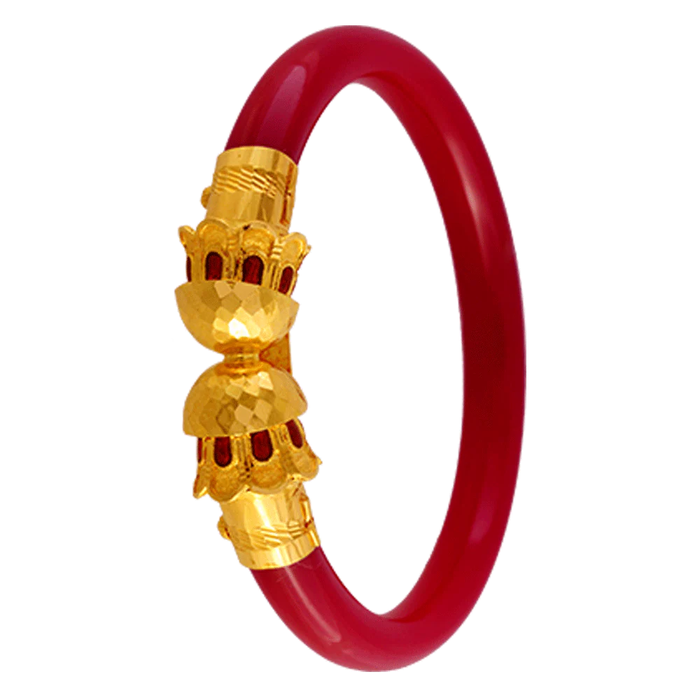 22KT Yellow Gold Pola Bangle For Women