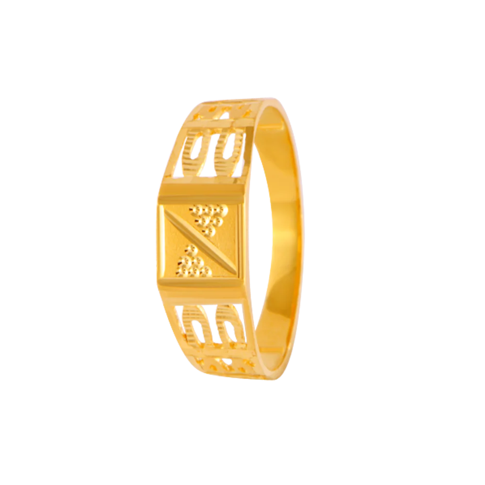 22KT Yellow Gold Ring For Men