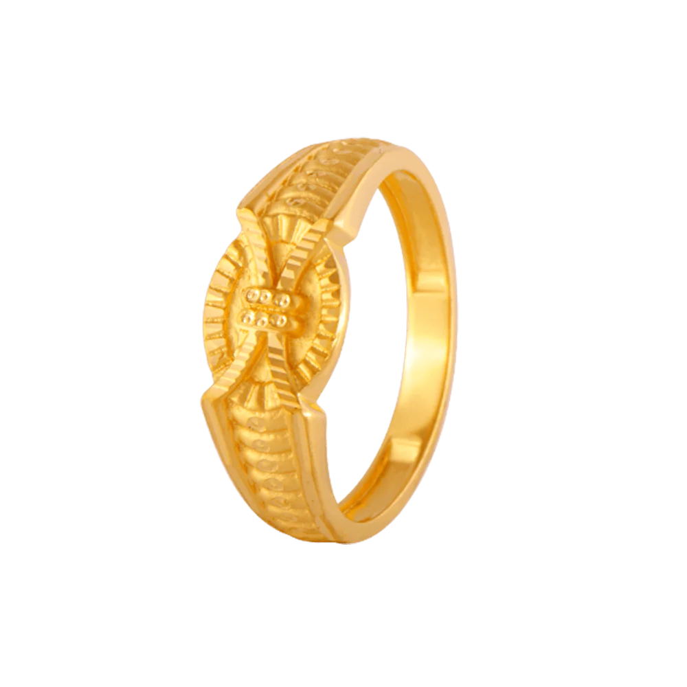 22KT Yellow Gold Ring For Men