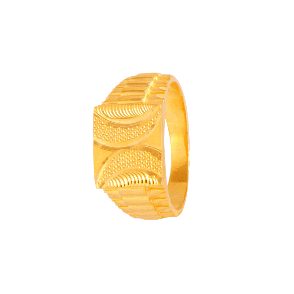 22KT Yellow Gold Ring For Men