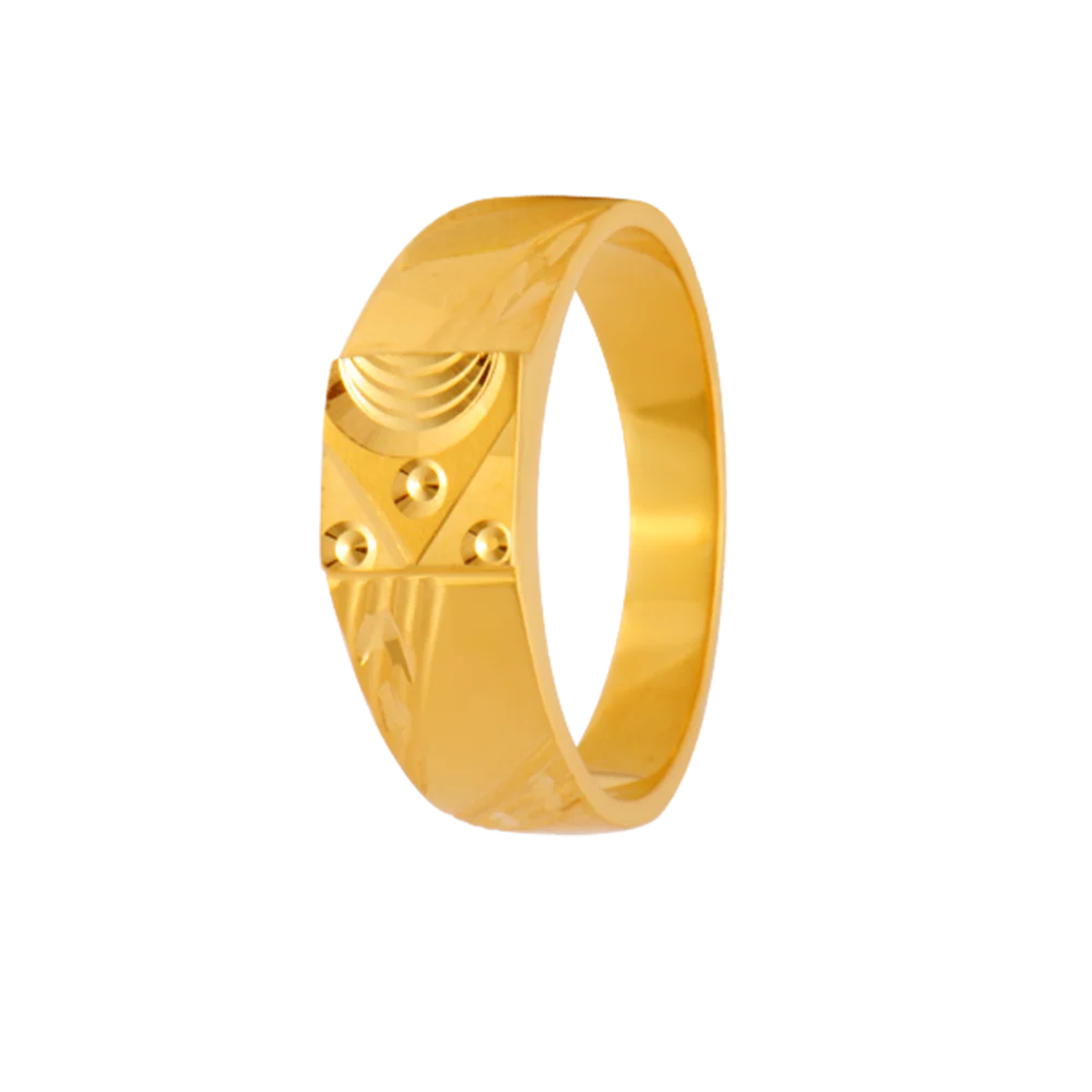 22KT Yellow Gold Ring For Men