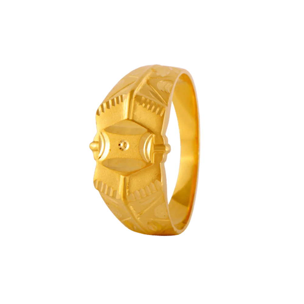 22KT Yellow Gold Ring For Men