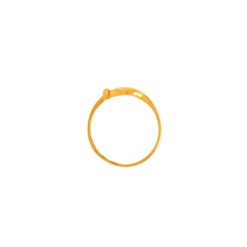 22KT Yellow Gold Ring For Women - Image 3