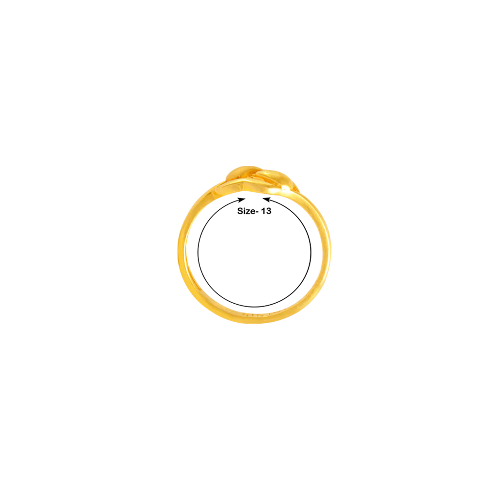 22KT Yellow Gold Ring For Women - Image 2