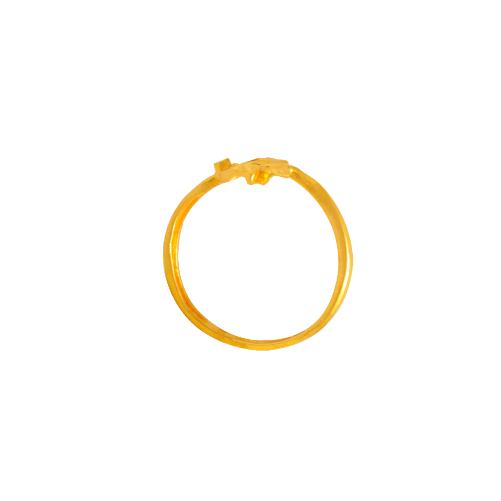 22KT Yellow Gold Ring For Women - Image 3