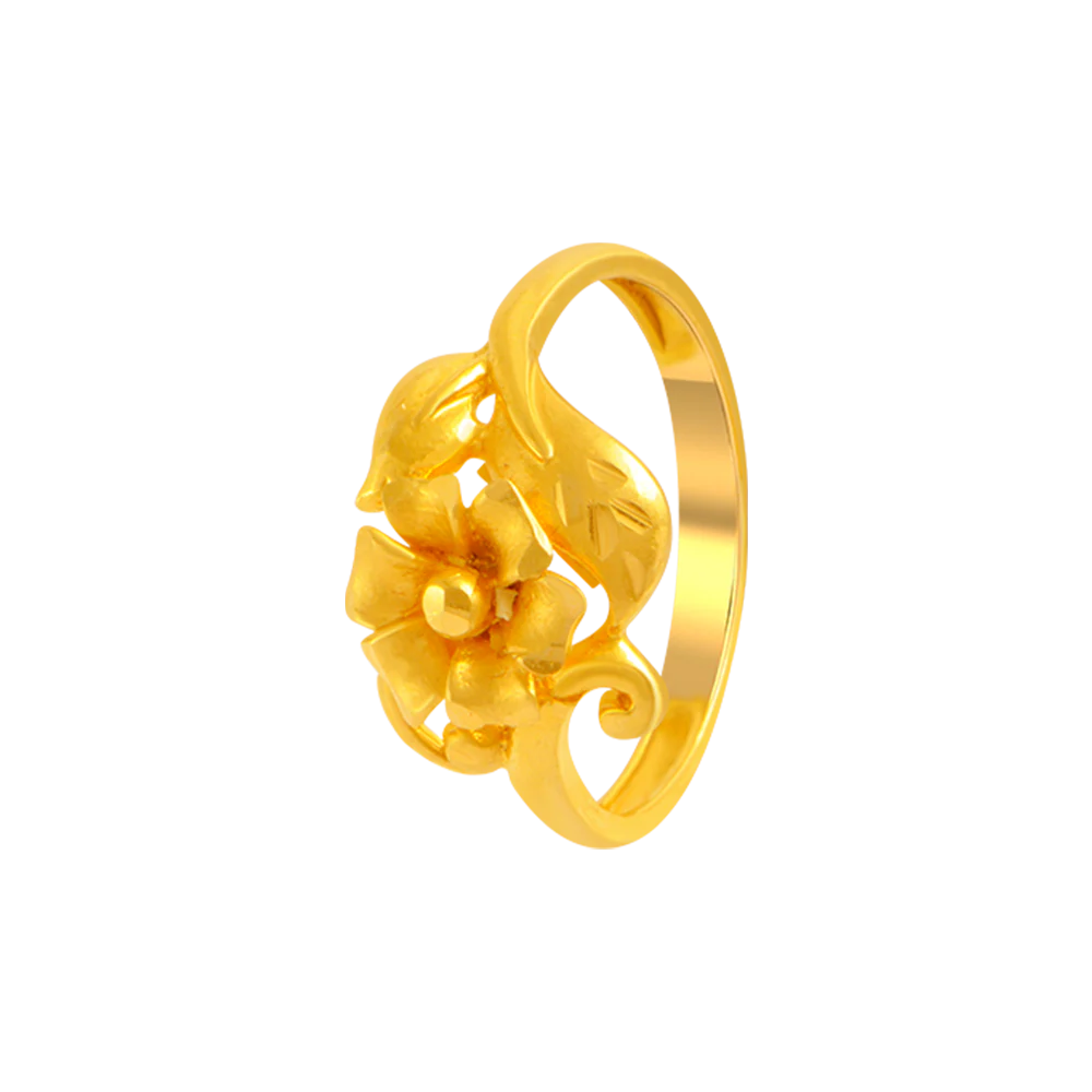 22KT Yellow Gold Ring For Women