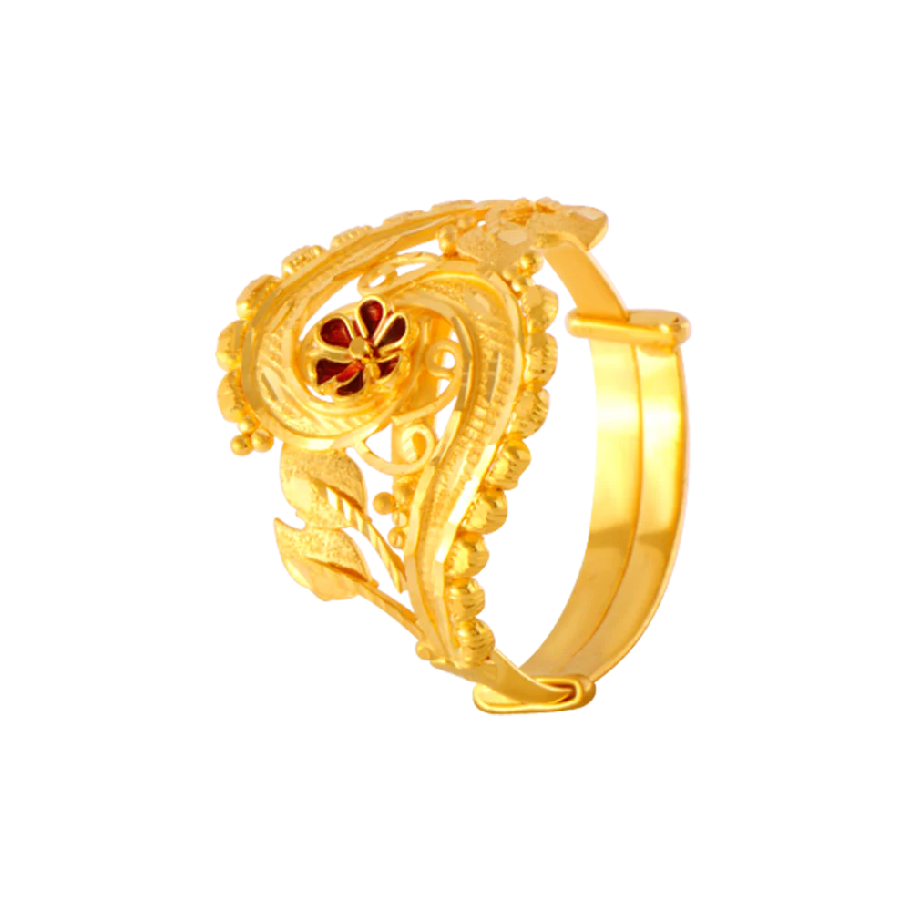 22KT Yellow Gold Ring For Women