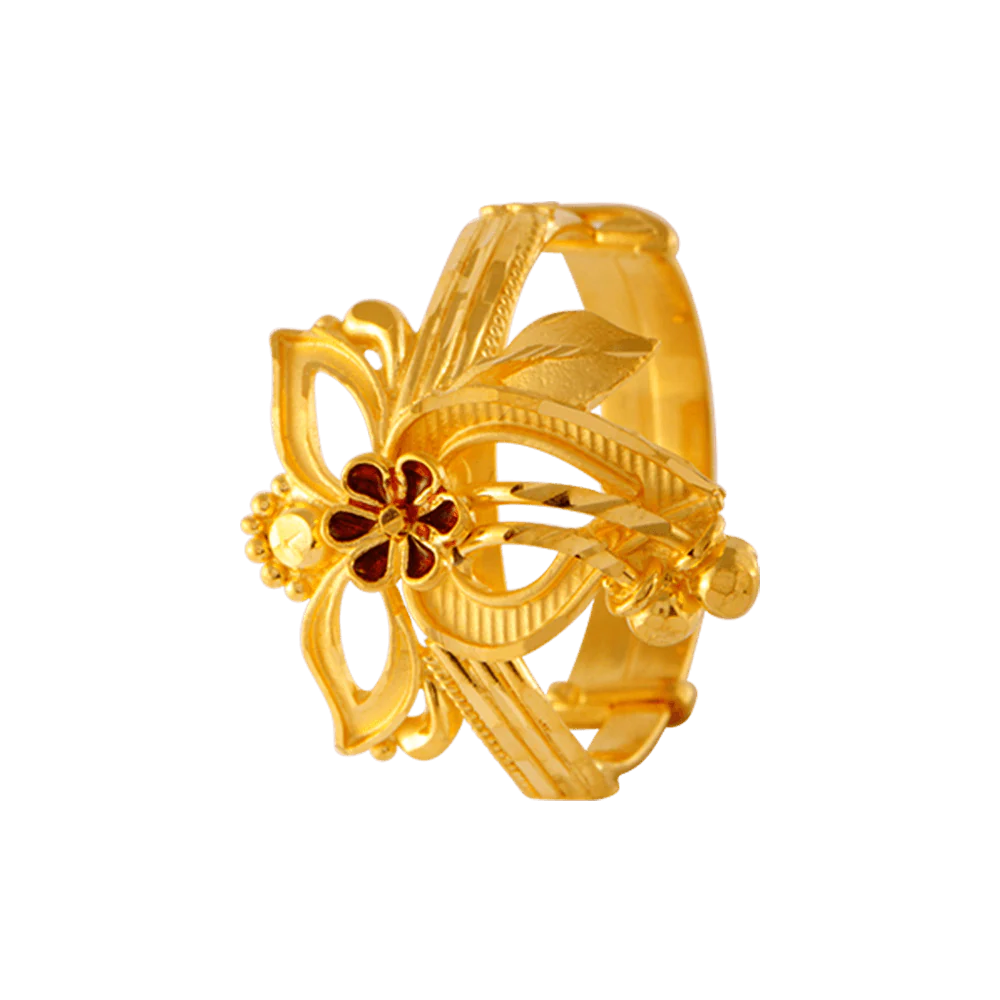 22KT Yellow Gold Ring For Women