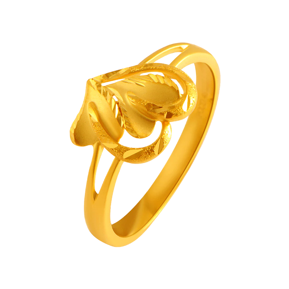 22KT Yellow Gold Ring For Women