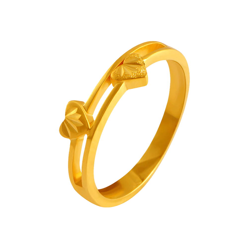 22KT Yellow Gold Ring For Women