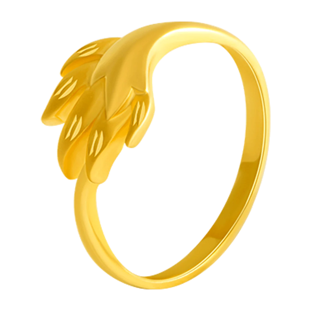 22KT Yellow Gold Ring For Women - Image 2