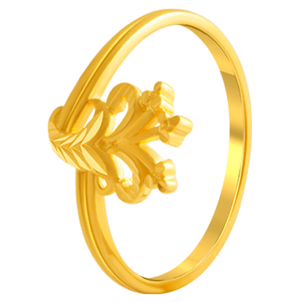 22KT Yellow Gold Ring For Women