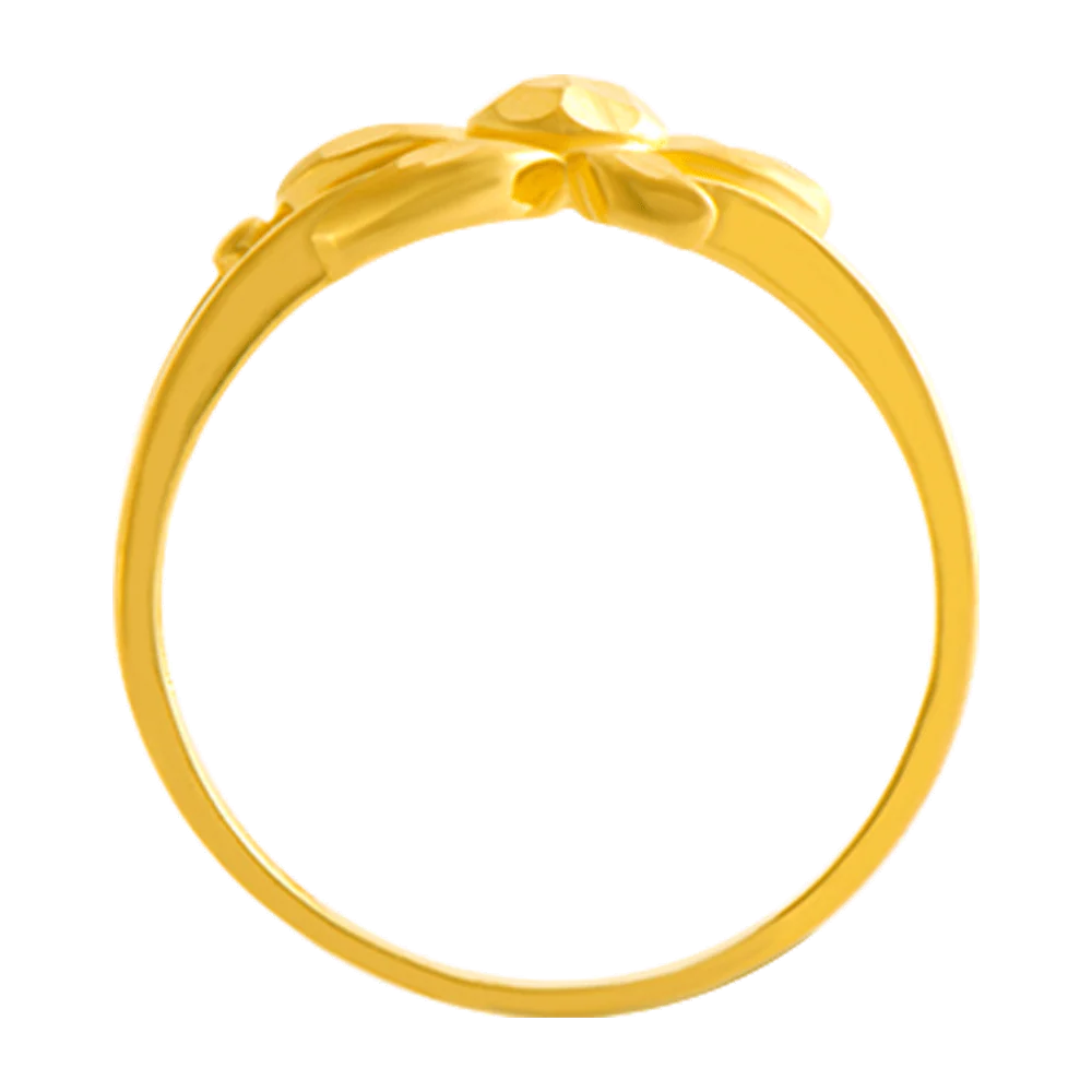 22KT Yellow Gold Ring For Women - Image 3