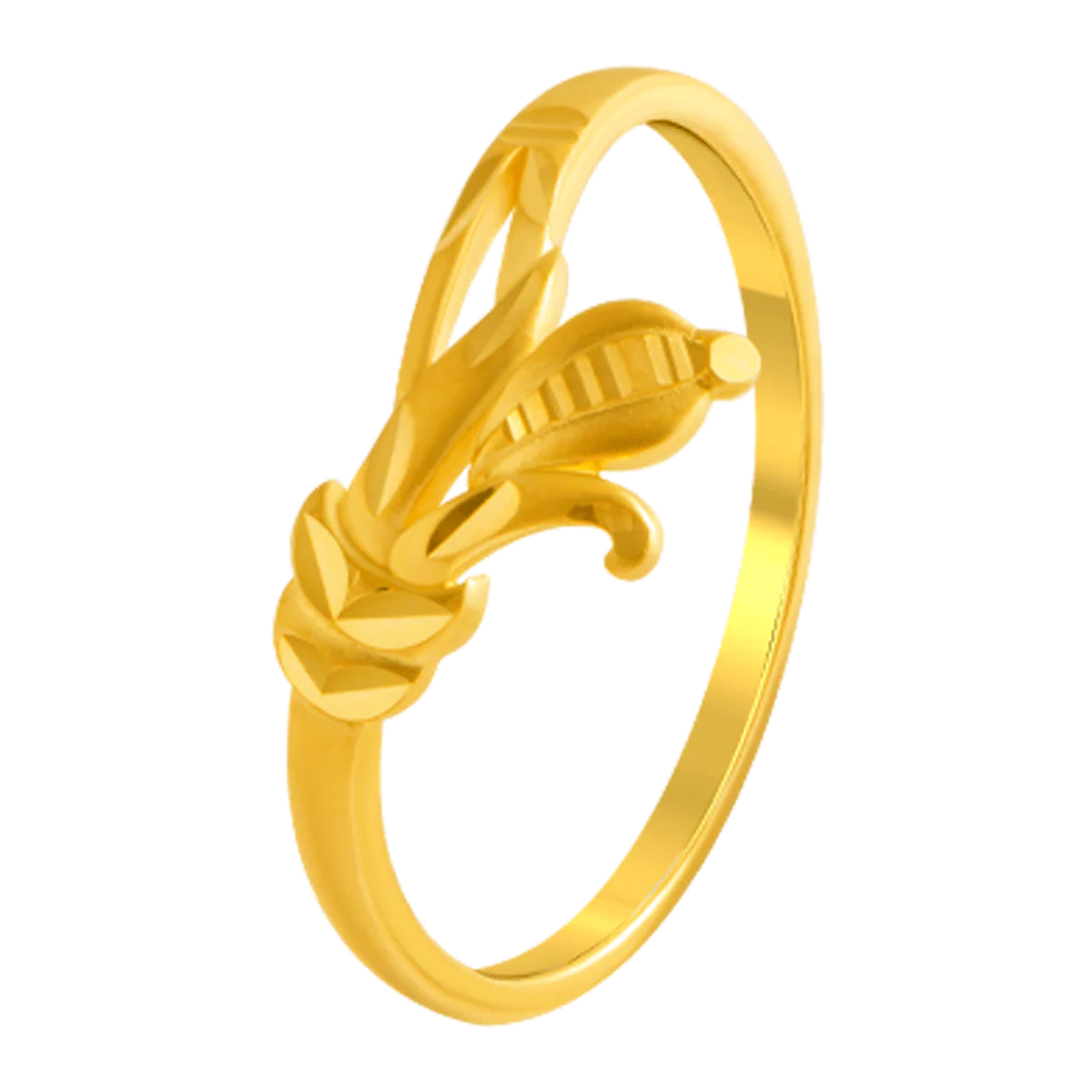 22KT Yellow Gold Ring For Women